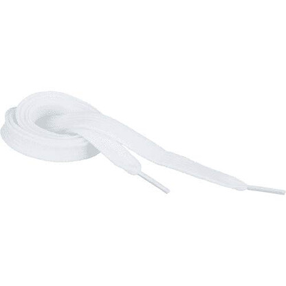 Sof Sole Athletic Flat Laces, White White (45")