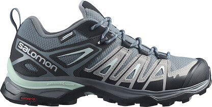 Salomon Women's X Ultra Pioneer Aero Hiking Shoe Stormy Weather/Alloy/Yucca - L41670900