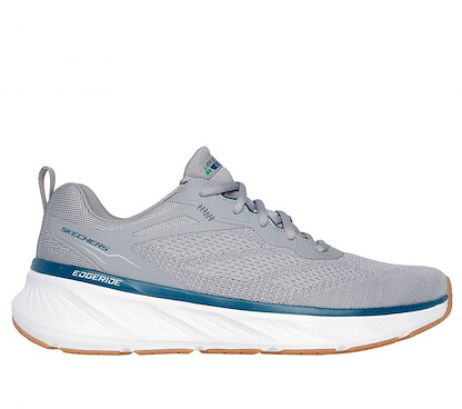 Skechers Men's Relaxed Fit Edgeride - Exxo Sneaker Gray/Turquoise - 232836-GYTQ