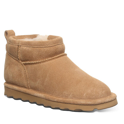 BEARPAW Unisex Youth Shorty Ankle Boot Iced Coffee - 2860Y-243