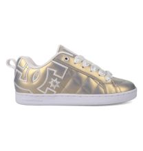 DC Shoes Women's Court Graffik Skate Shoe Light Gold - DC01666710-LTGOLD