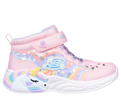 Skechers Girls' Unicorn Dreams - Magical Dreams Purple Sparkle Multi - 302332L-LPMT