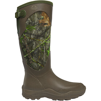 LaCrosse Women's 15" Alpha Agility Snake Boot Waterproof Hunting Boot NWTF Mossy Oak Obsession Camo Print - 302423