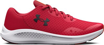 Under Armour Boys' Grade School UA Charged Pursuit 3 Running Shoes Red Orange/Blast Black - 3024987-602