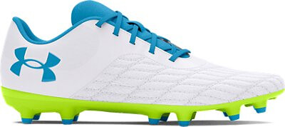 Under Armour Unisex UA Magnetico Select 3 FG Soccer Cleats
White/High Vis Yellow/Capri - 3027039-102