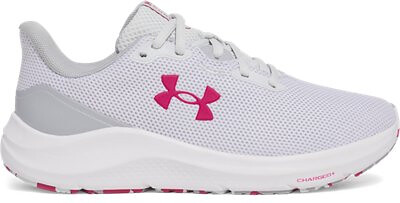Under Armour Women's UA Charged Pursuit 4Distant Gray/Mod Gray/Shaded Fuchsia - 3028261-023