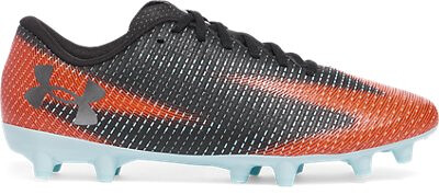 Under Armour Unisex UA Shadow Select 3 FG Soccer Cleat Black/Ares Red/Metallic Gun Metal - 3028291-001