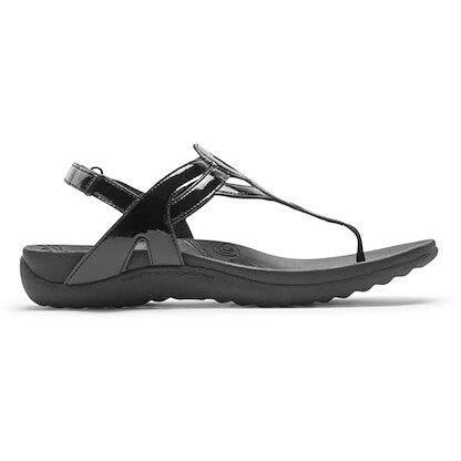 Rockport Women's Ramona Black Patent Sandal - CCH18-UBL53