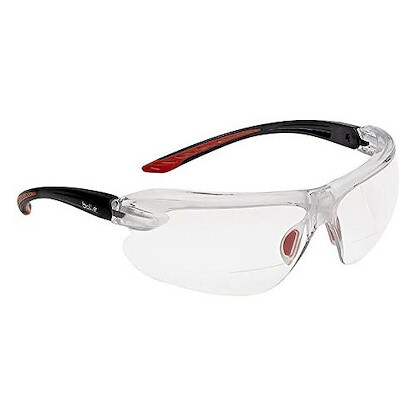 Safety Reader Glasses, +2.0 Diopter, Clear