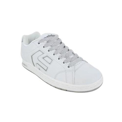 Etnies Women's Cinch Sneaker White/Chrome - 9142