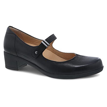 Dansko Women's  Callista Black Burnished Nubuck Mary Jane - 3215100200