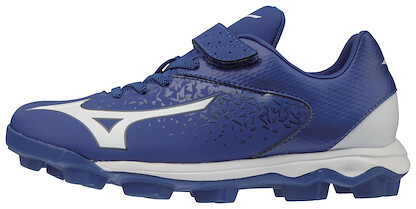 Mizuno Unisex Kids' Wave Select Nine Jr Baseball Cleats Royal/White - 320581.5200