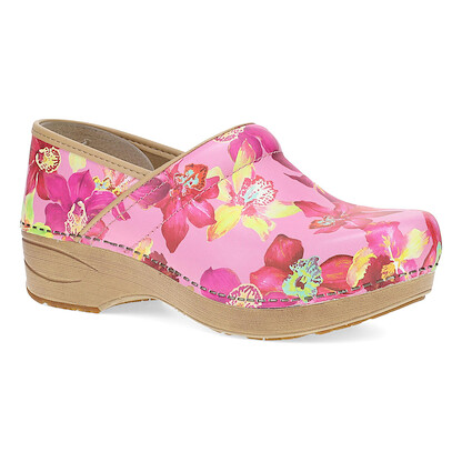 Dansko Women's XP 2.0 Clogs Tropical Pink Leather - 3999961421
