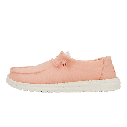 HEY DUDE Shoes Women's Wendy Stretch Canvas Peach - 40902-830