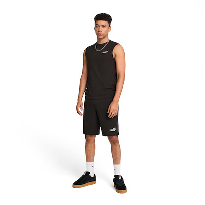 Puma Men's Essentials Sleeveless T-Shirt (Available in Big & Tall), Puma Black SS25, X-Large