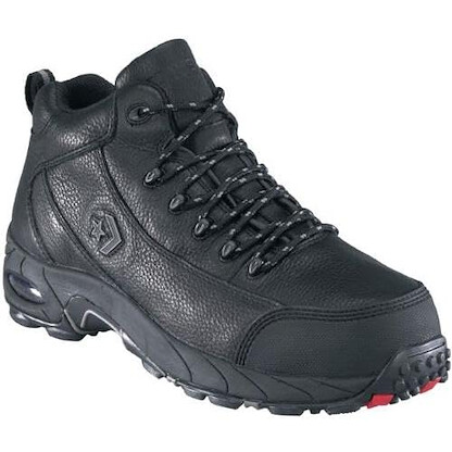 Converse Work Men's Steel Toe Waterproof Hiker Work Boot Black - C4555