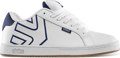 Etnies Men's Fader Skate Shoe White/White/Navy - 4101000203-185