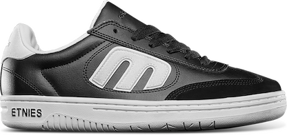 Etnies Men's Locut Skate Shoe Black/White/White - 4101000507-984