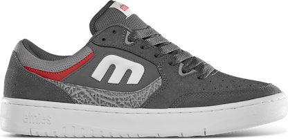 Etnies Men's Loot Skate Shoe Grey/Light Grey/Red - 4101000584-077
