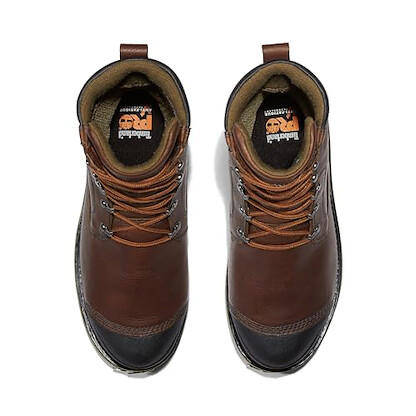 Timberland PRO Men's Bannack Internal Met Guard 9 Inch Alloy Safety Toe Industrial Work Boot, Brown-2024 NEW, 15 M US
