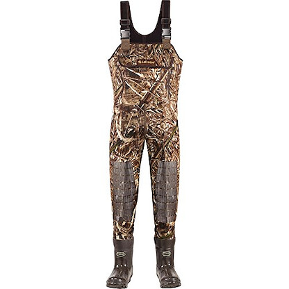 LaCrosse Men's Super Brush Tuff Waterproof 1200g Insulated Hunting Waders Realtree Max-5 Camo Print - 700152