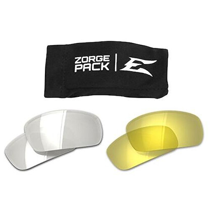 Edge Eyewear Zorge Replacement Lenses (2 pairs) Yellow & Clear - 9461