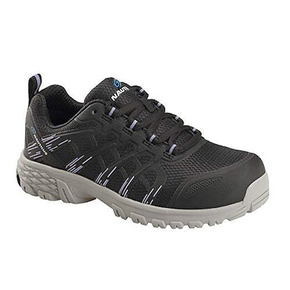 Nautilus Safety Footwear Women's Stratus Composite Toe EH Work Shoe Black/Purple - N1950