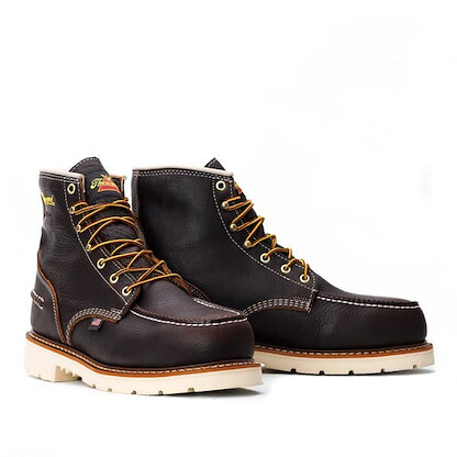 Thorogood Men's Briar Pitstop 6" Work Boot - Steel Toe, Size 12, Wide
