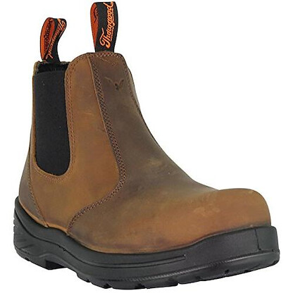 Thorogood Men's Thoro-Flex Series 6" Quick Release, Pull-On with Translucent Bottom, Composite Safety Toe Boot