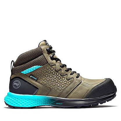 Timberland PRO Men's Reaxion Waterproof Athletic Work Boot Blue/Brown - TB0A218Z214