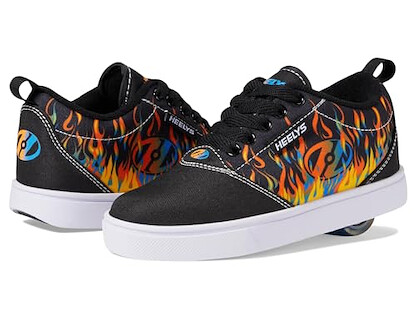 Heelys Unisex Kids' Pro 20 Prints Shoes Black/Orange/Blue/White - HE101520H-BKOBLW