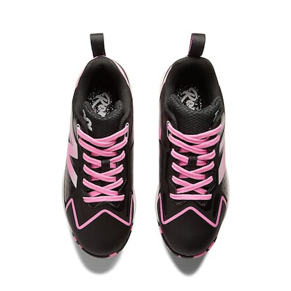 New Balance Kid's Romero Duo V2 Rubber Molded Baseball Shoe, Black/Pink, 11.5 M Little Kid