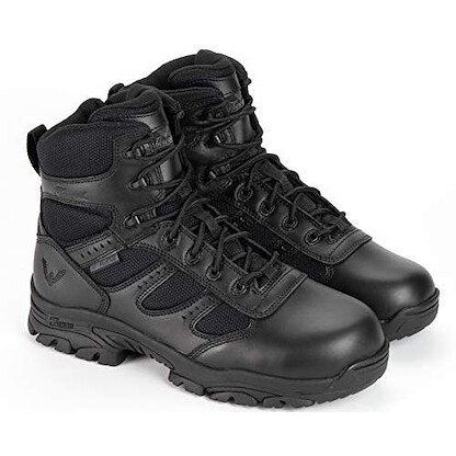Thorogood Men's Deuce Series 6'' Waterproof Tactical Side-Zip Composite Safety Toe Shoe