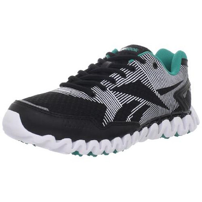 Reebok Women's ZigNano Rhythm Black/White/Totally Teal - ZIGNANO RHYTHM-W