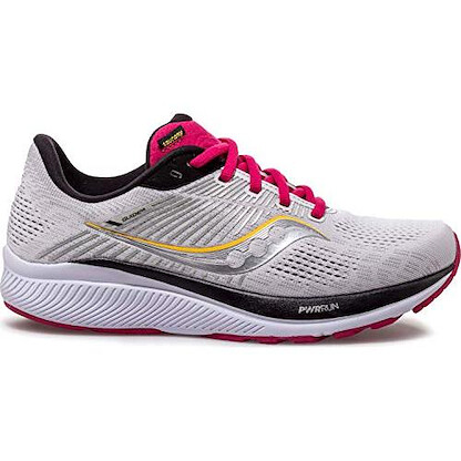 Saucony Women's Guide 14 Wide Running Shoe Alloy/Cherry - S10655-55