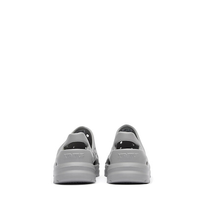 XTRATUF Unisex Riptide Sandal - Size 10, Ultimate Gray - Lightweight, Molded Slip-On Water Sneaker with Drainage Holes for Men & Women - Non-Marking, Slip-Resistant Outsole
