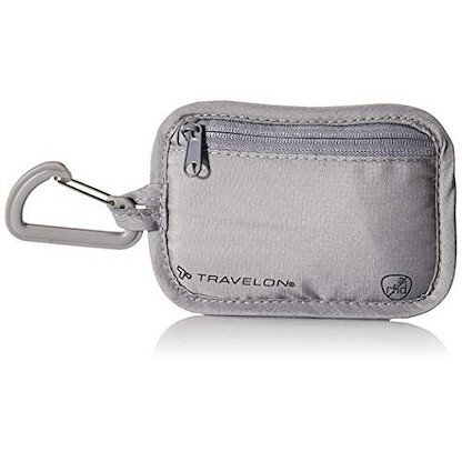 Travelon RFID Blocking Clip Stash Pouch Gray - 13368-510