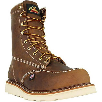 Thorogood Men's American Heritage 8" Moc Toe, MAXwear Wedge Non-Safety Toe Boot