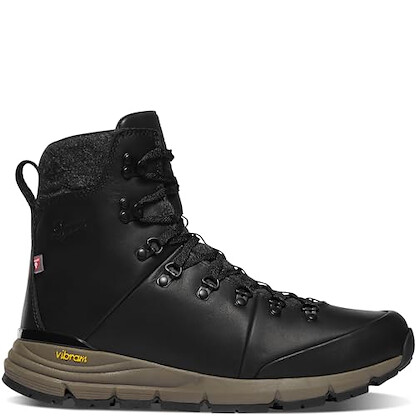 Danner Men's Arctic 600 Side-Zip 7" FG 200G, Hiking Boot, Black - 8 EE
