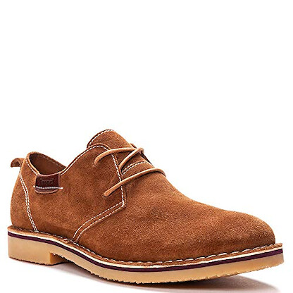 Propet Men's Finn Oxford Tan Suede - MCX022STAN