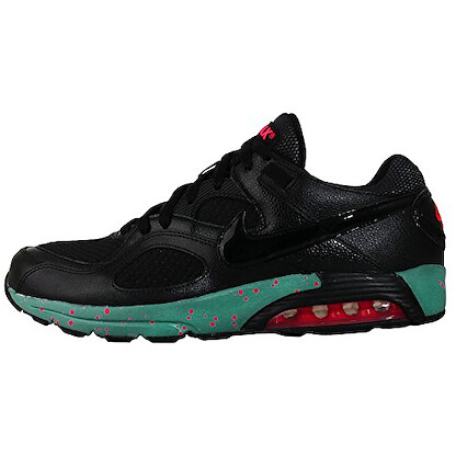 NIKE Men's Air Max Go Strong Cross Training Shoes Black/Turquoise/Red - 418115-017