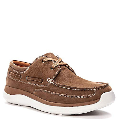 Propet Men's Pomeroy Boat Shoe Timber - MCA082STR