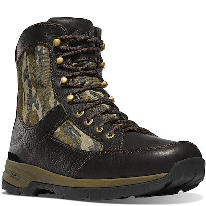Danner Men's 7" Recurve Waterproof Hunting Boot Mossy Oak Original Bottomland Camo Print - 47613