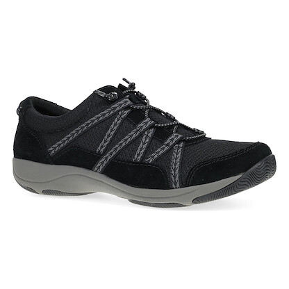 Dansko Women's Harlyn Wide Black/Black Suede - 4856100210