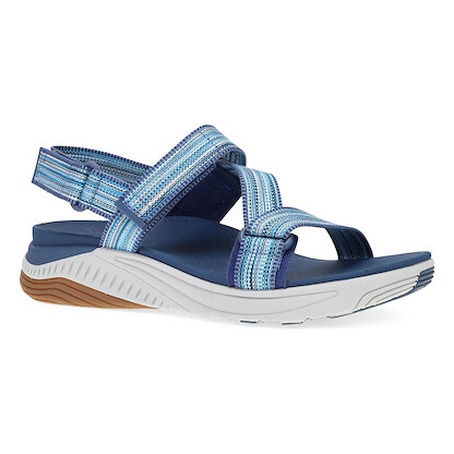Dansko Women's Rayna Sandal Blue Multi Webbing - 4917390354