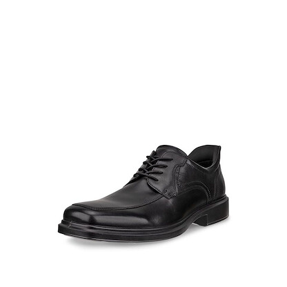 ECCO Men's Helsinki 2.0 Easy Slip Apron Toe Tie Oxford Black - 50024401001