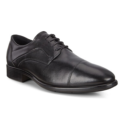 ECCO Men's Citytray Cap Toe Black - 512704-01001