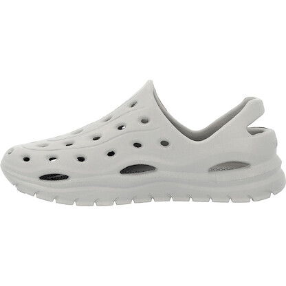 XTRATUF Big Kids Riptide Sandal - Size 2, Ultimate Gray - Lightweight, Molded Slip-On Water Sneaker with Drainage Holes for Boys & Girls - Non-Marking, Slip-Resistant Outsole