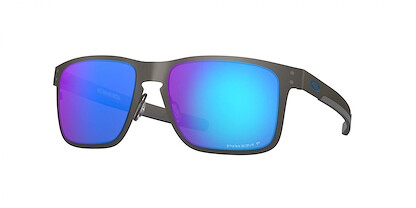 OAKL HOLBROOK METAL - 0OO4123-412307 55 - GUNMETAL W/ PRIZM SAPPHR - ONE SIZE