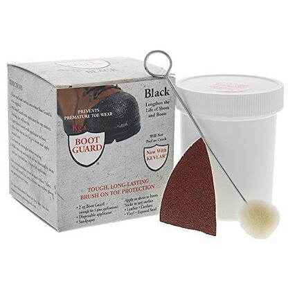 KG's Boot Guard Brush-On Protection for Work Boots Black (2 oz) - KG2OZBL